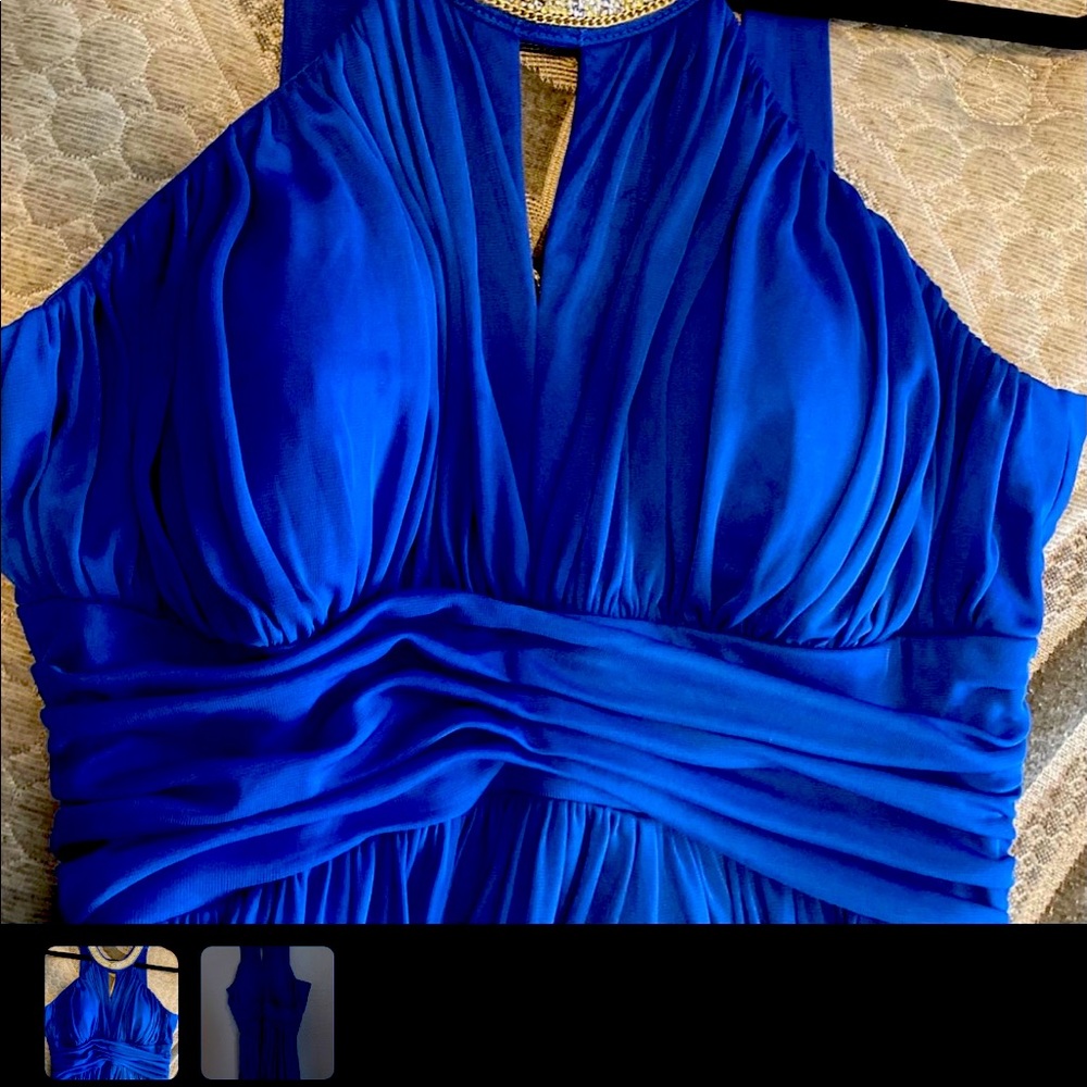 Dark blue dress